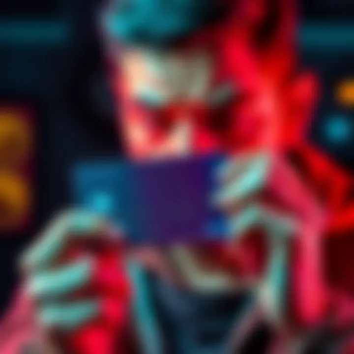 A person frustrated with KYC requirements holding a crypto card, looking for privacy-focused options