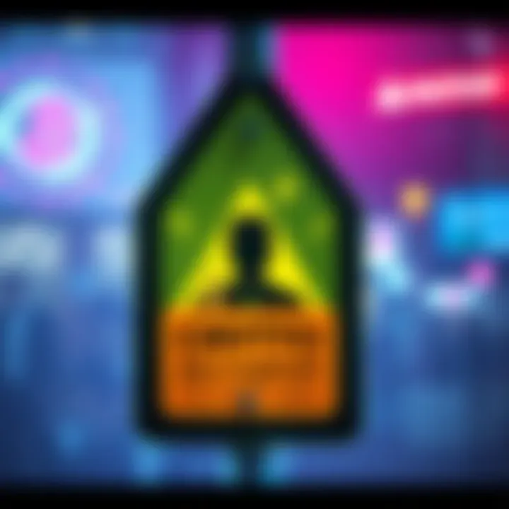 A warning sign showing a person confused by crypto symbols, representing the dangers of self-custody