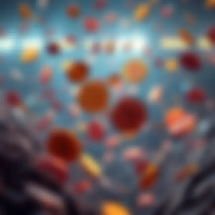 Crypto Coins in Freefall A graphic showing various cryptocurrency coins falling, representing the sudden market crash.