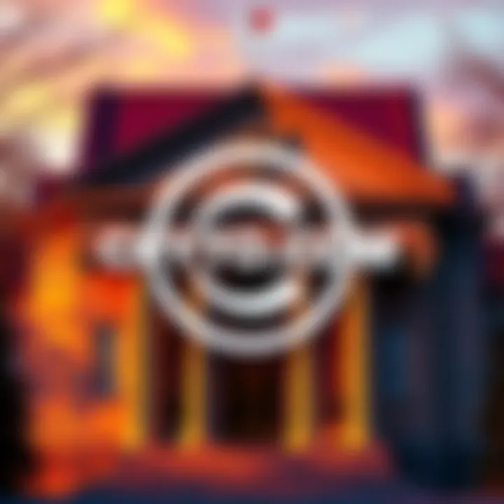 Crypto.com logo in front of a traditional bank building, representing the transition to a national trust bank in the US