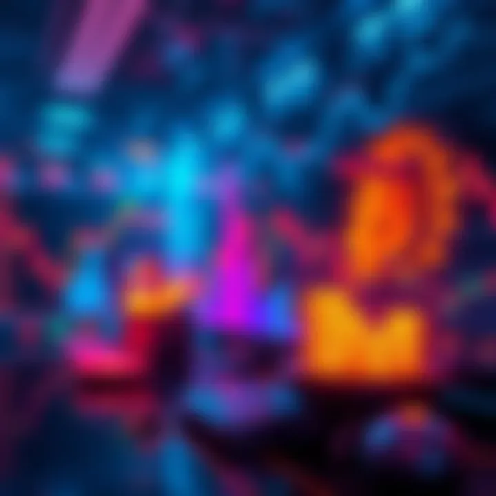 A visual representation of Crypto.com exchange operations in 2023, featuring trading charts and user engagement elements.