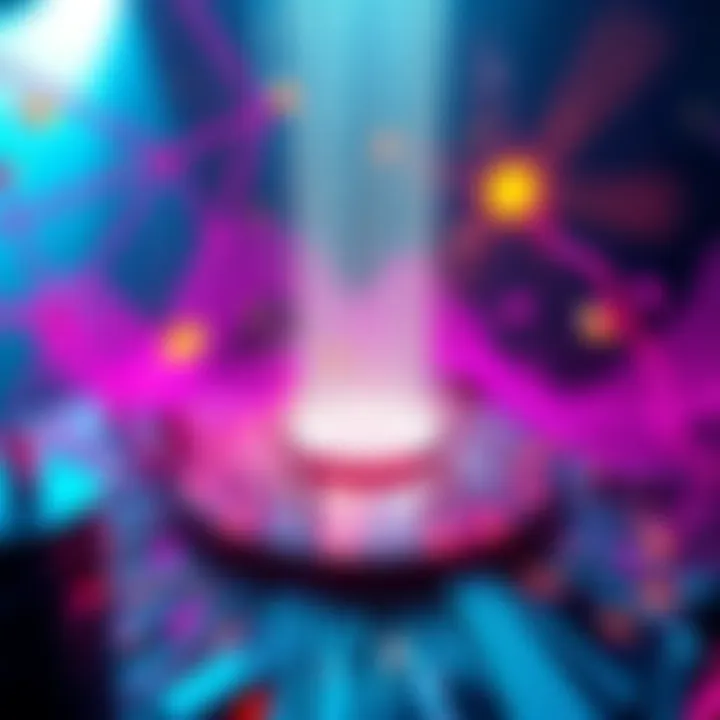 A visual representation of a futuristic financial system with creative elements symbolizing freedom and innovation in cryptocurrency.