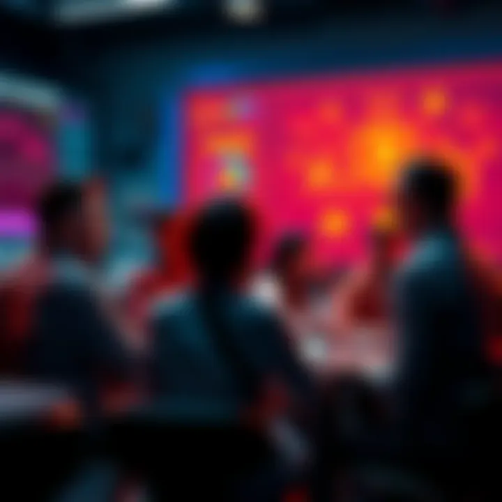 A group of people engaged in a lively discussion about cryptocurrency, focused on safety tips and trading strategies.