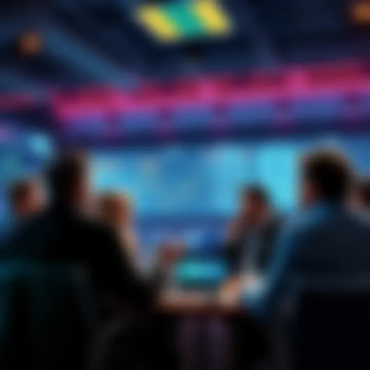 Group of people discussing cryptocurrency tips and safety in a digital forum setting