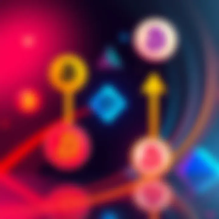 A graphic showing various cryptocurrency exchange logos with arrows indicating movement away from Uniswap, symbolizing the trend towards alternative platforms for large transactions.
