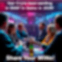 A group of people sharing their positive experiences with cryptocurrency trading in 2026 during a forum meeting