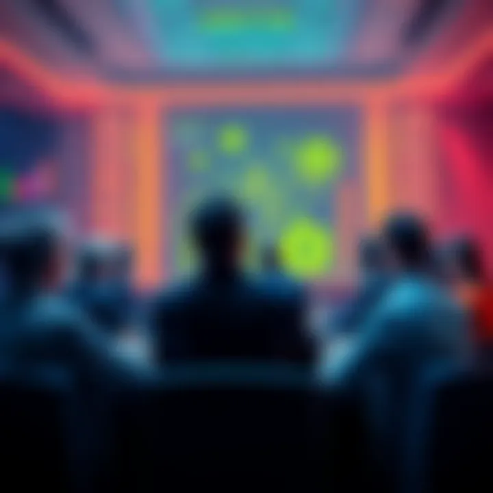 Industry leaders discuss the future of cryptocurrency at a meeting, signaling potential market growth.