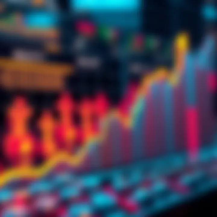 A graph showing rising cryptocurrency trends with regulations in the background, symbolizing the future of the crypto market.