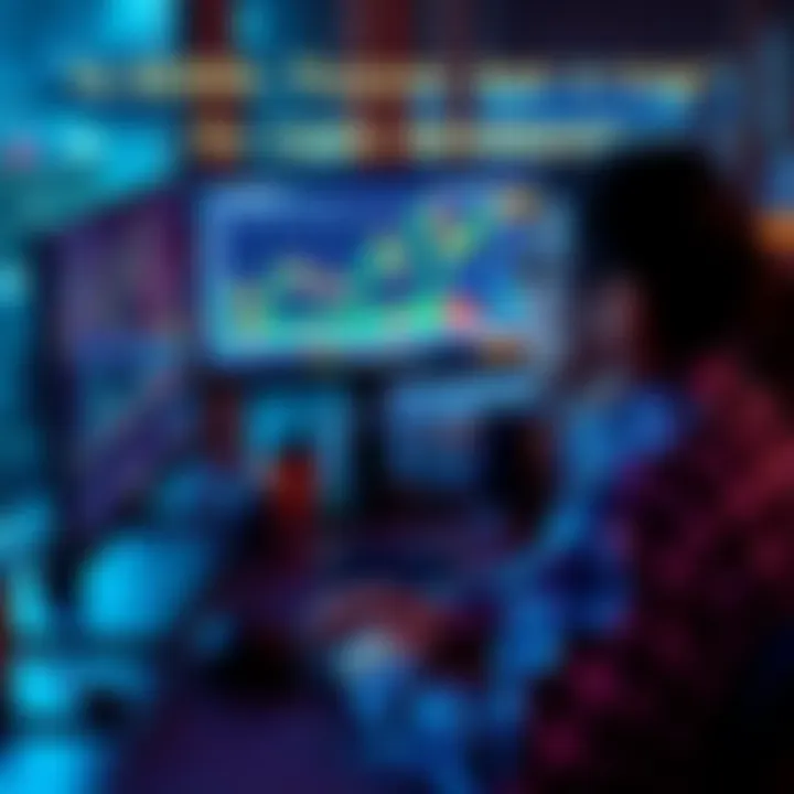 Person contemplating crypto investment A person sits at a desk, looking at a computer screen with a crypto chart, reflecting on investment decisions.