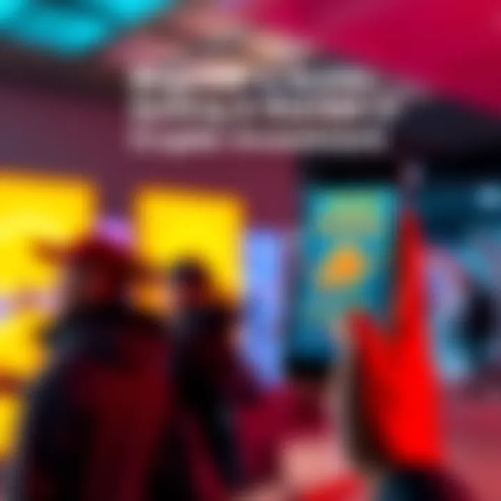 Crypto Investment Guide A beginner looking at a smartphone app for cryptocurrency trading with coins displayed on the screen