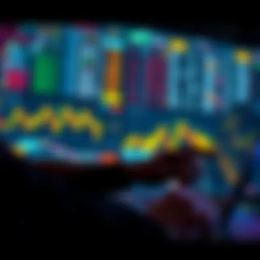 A person studying cryptocurrency charts on a laptop, preparing to invest in crypto.