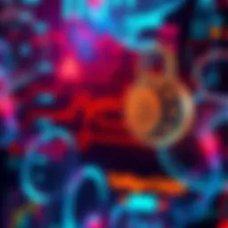 A visual representation of cryptocurrency transactions and laundering activities, highlighting Tornado Cash and the stolen funds, with a focus on digital security issues.