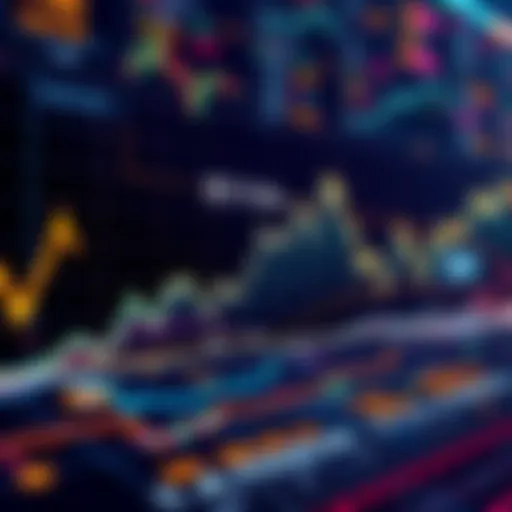 A line graph showing fluctuating cryptocurrency prices with a focus on Bitcoin and altcoins, indicating potential growth points and declines since 2021.