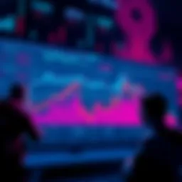 Cryptocurrency Market Crash A graph showing a sharp decline in cryptocurrency prices, with worried investors looking on.