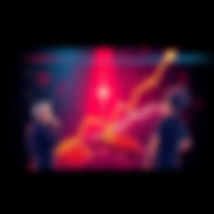 A downward trend graph representing major cryptocurrencies losing value, with people looking concerned.