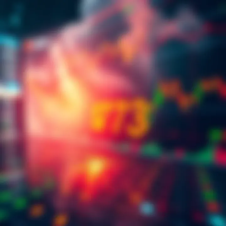 Visualization of a cryptocurrency market crash with charts showing rapid decline, highlighting $773 million in liquidated positions