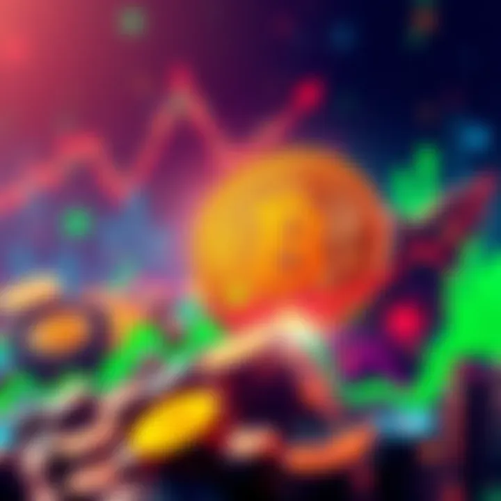 Representation of the cryptocurrency market reaching $4 trillion, with Bitcoin steady and altcoins rising.