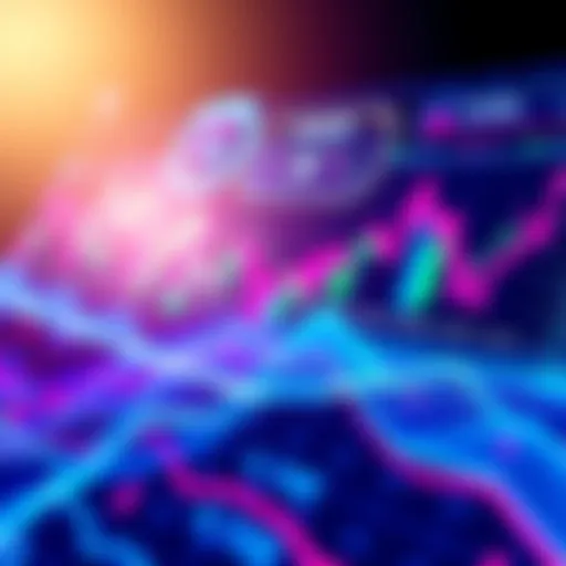 A graphic depicting fluctuating crypto prices and market trends, symbolizing the changing landscape of cryptocurrency in early 2026 amid shifting liquidity.