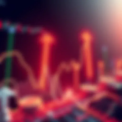 A graphic showing bullish and bearish trends in the cryptocurrency market with upward and downward arrows