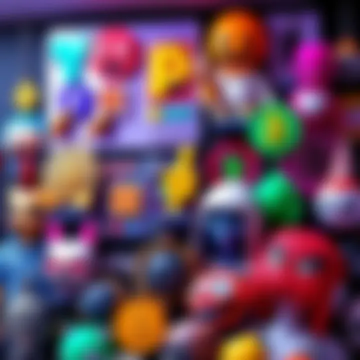A variety of crypto-related memes displayed, showing popular characters and symbols associated with cryptocurrency culture.
