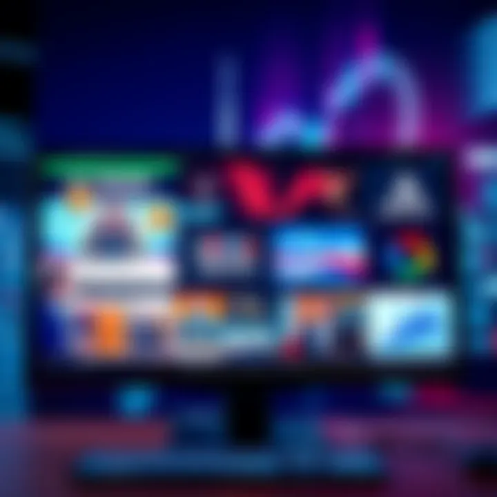 Crypto News Sources A computer screen displaying various trustworthy crypto news websites and channels