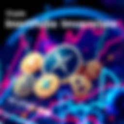 Visual representation of a crypto portfolio featuring XRP, FLR, XLM, HBAR, and XDC assets.