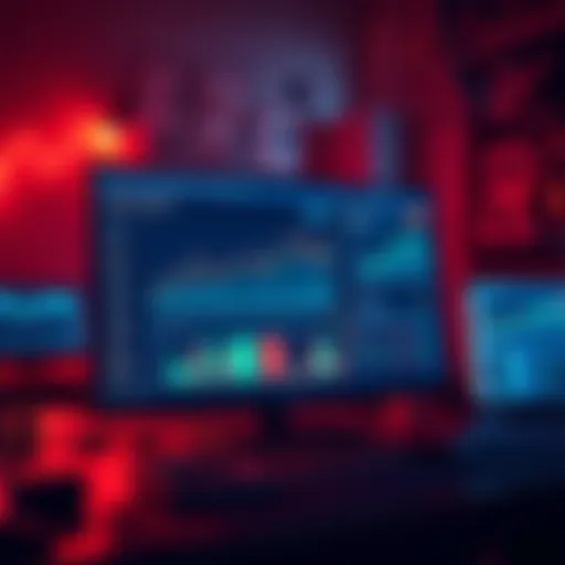 A computer screen displaying a simple crypto portfolio tracker with charts and data