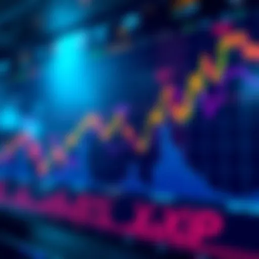 A chart showing a decline in cryptocurrency prices with a focus on XRP