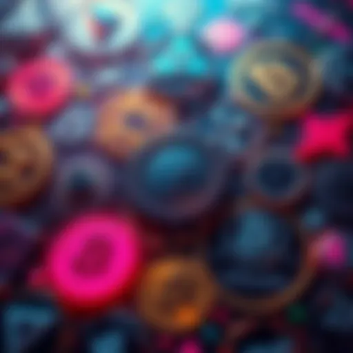 A collection of cryptocurrency logos symbolizing privacy, decentralization, and community governance.