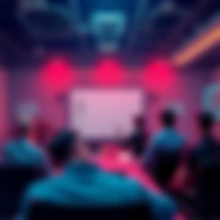 A group of people discussing cryptocurrency in an online forum setting, with questions and answers on the screen.