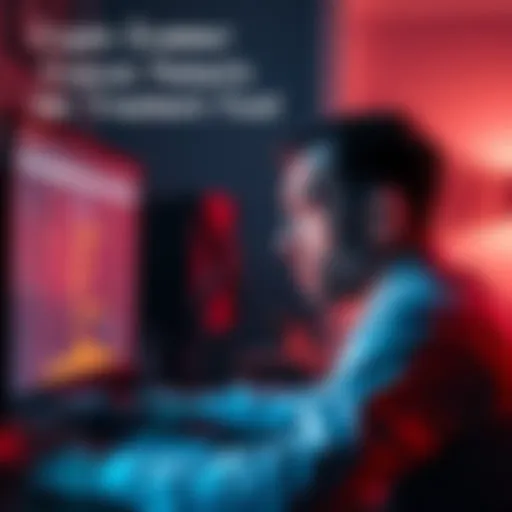 A person looking at a computer screen with worried expression, representing a scam affecting a cancer patient's treatment fund