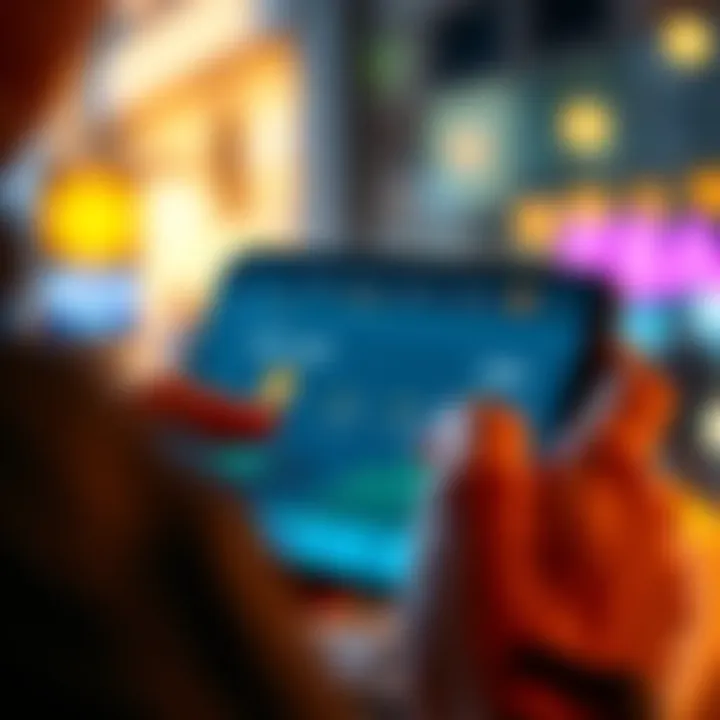 A person viewing crypto swapping options on a mobile device, focused on trading BTC for USDT with visible transaction details and fees on the screen.