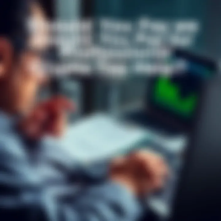 A person reviewing cryptocurrency tax documents with a calculator and laptop, contemplating whether to hire professional tax assistance for crypto taxes.