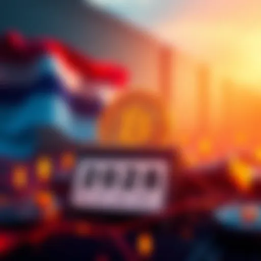 A graphic showing a Bitcoin symbol with tax symbols around it and a calendar marking the year 2028, representing the proposed tax law affecting crypto investors.