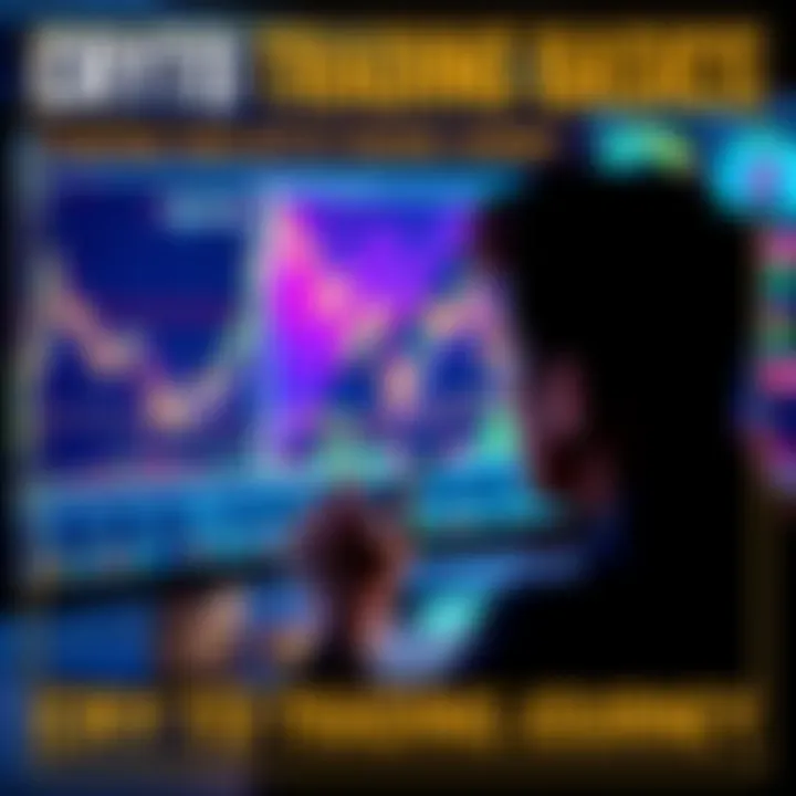 A person looking at a computer screen displaying cryptocurrency charts and graphs, symbolizing the beginning of a trading journey.