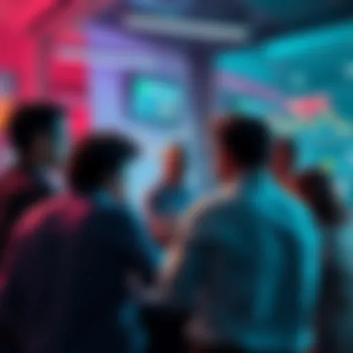 A group of people discussing cryptocurrency trends and alerts in a digital forum setting, emphasizing safety and caution while trading.