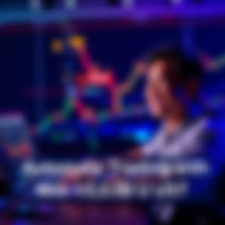 Crypto Trading with EazyBot Person using EazyBot on a laptop to automate crypto trading, looking pleased with results.