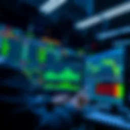People trading cryptocurrency on an exchange platform right after receiving their paychecks, showing charts and transactions on a computer screen.