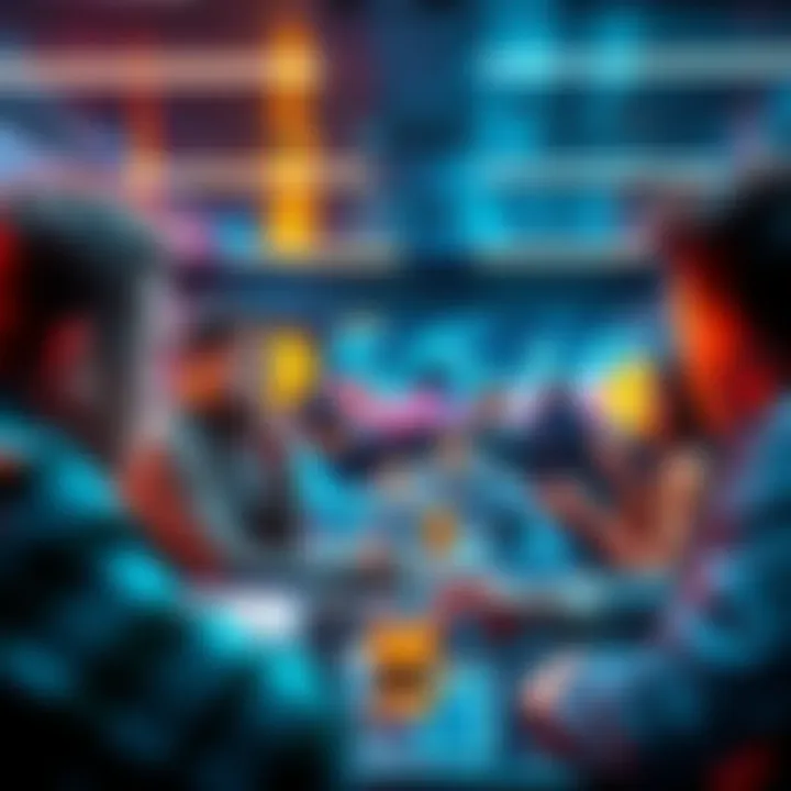 People engage in a discussion about cryptocurrency trading tips and warnings in a digital forum.