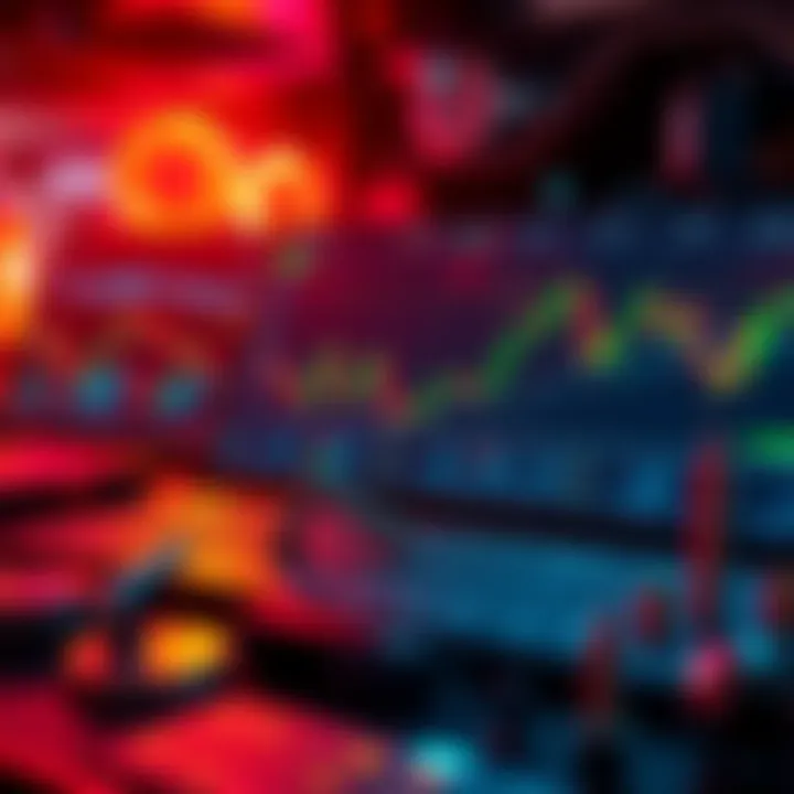Illustration showing advanced crypto trading tools and charts