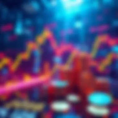 A visual representation of cryptocurrency trends with charts and coins in 2026