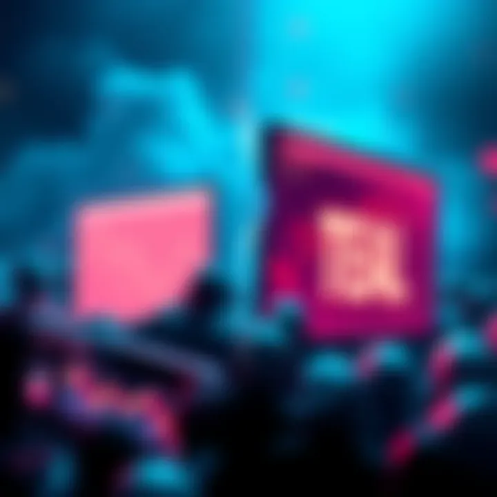Crypto Twitter Divide A graphic showing two groups on Twitter: one representing chart analysts with data and charts, and the other showing meme accounts with flashy visuals and slogans, symbolizing the split in the crypto ...