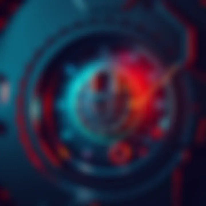 A secure cold storage wallet for cryptocurrencies with a digital lock, symbolizing safety for long-term investors.