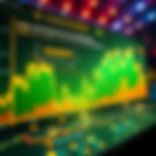 A chart showing XMR's lagging performance compared to other cryptocurrencies, highlighting trends and declines.