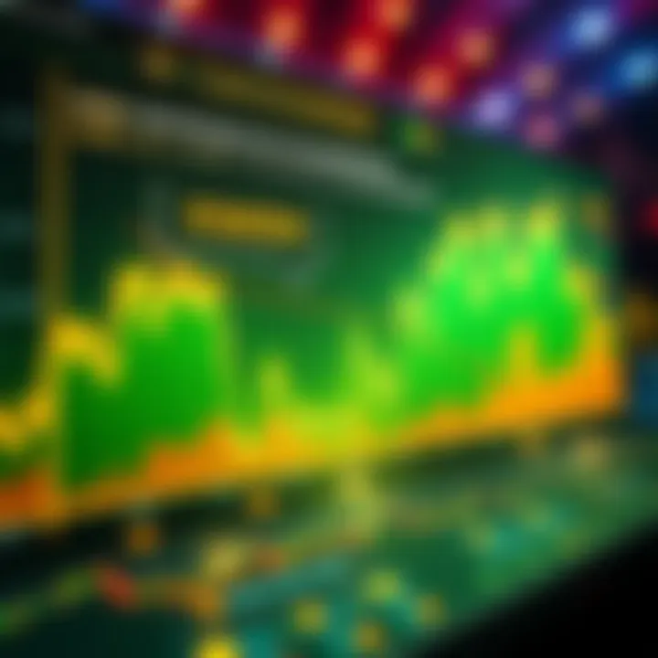 A chart showing XMR's lagging performance compared to other cryptocurrencies, highlighting trends and declines.