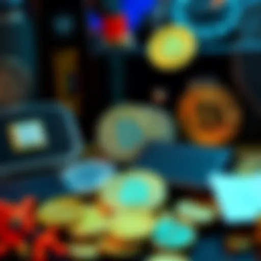 Various types of cryptocurrency wallets displayed, including hardware, software, and paper wallets for secure storage.