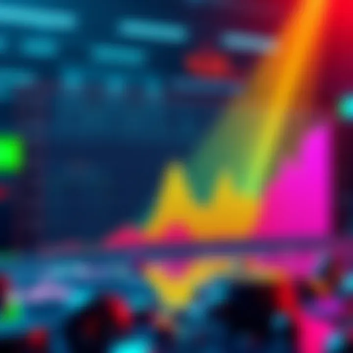 Graph illustrating total value locked and trading volume trends for Donut Pool with ETH and DONUT price movements