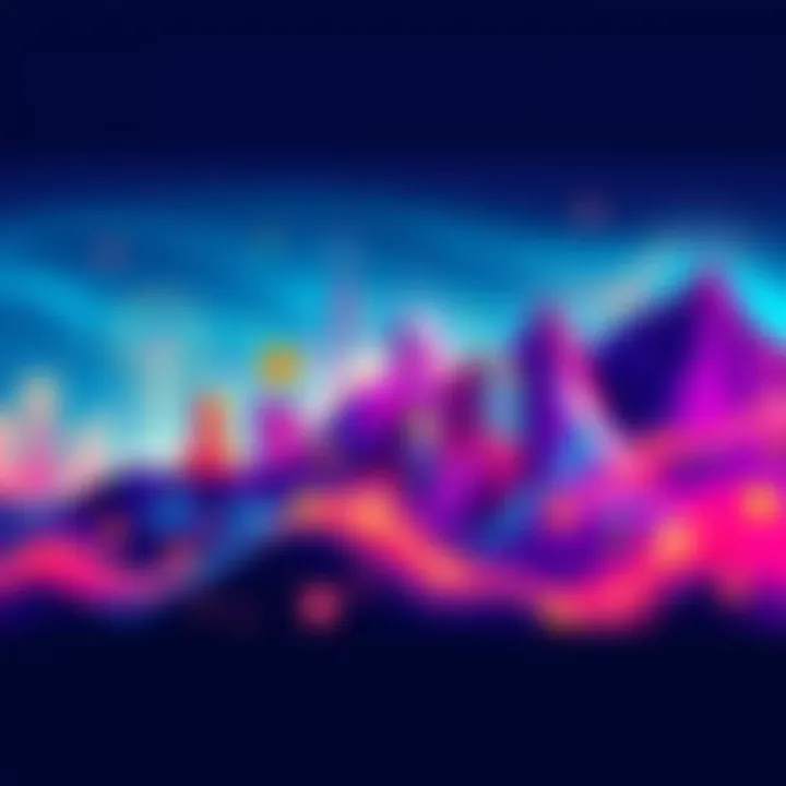 Illustration showing various DeFi protocols and financial tools evolving over time, symbolizing growth and adaptation in decentralized finance.