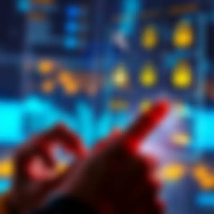 Custom Private Key Selection A person selecting between various private key options on a digital device, emphasizing user choice and security in transactions.