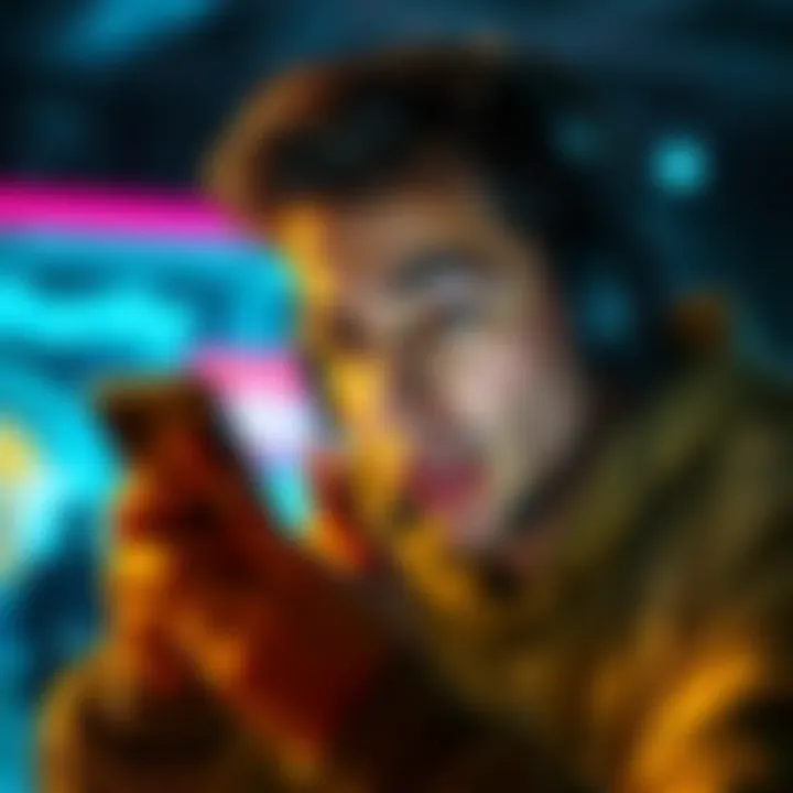 A person looking at their phone with a frustrated expression, symbolizing a lack of response from customer support regarding a refund issue